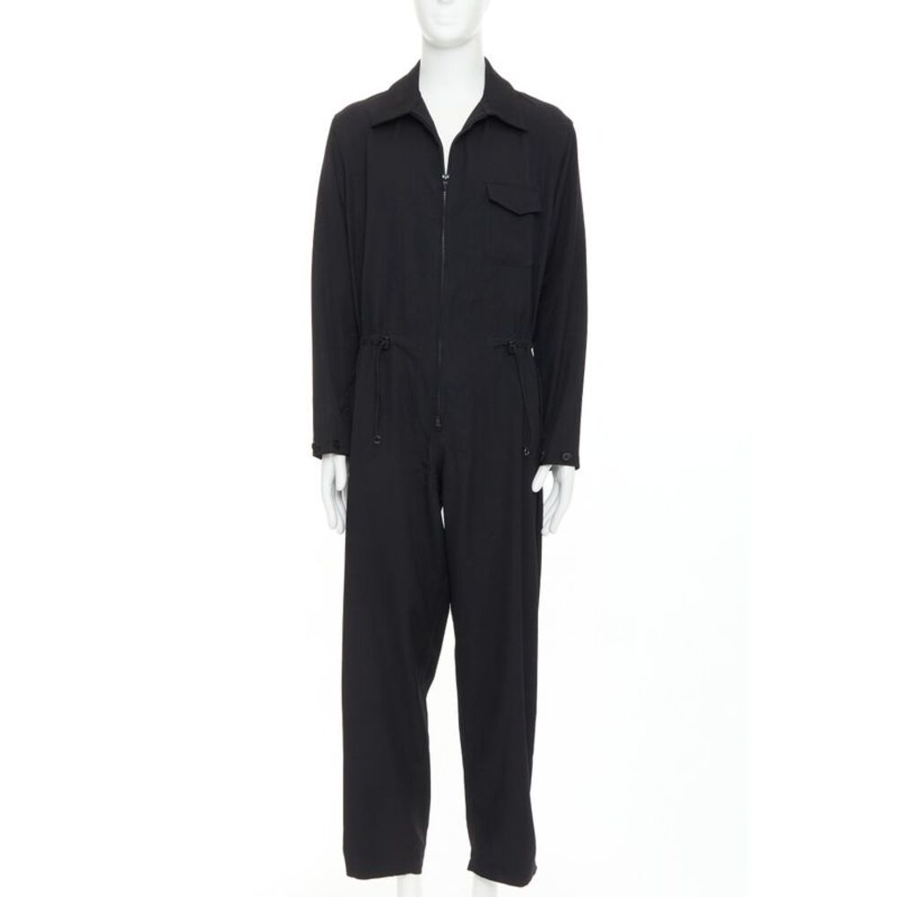 Yohji Yamamoto Homme Wool Cargo Overall Jumpsuit